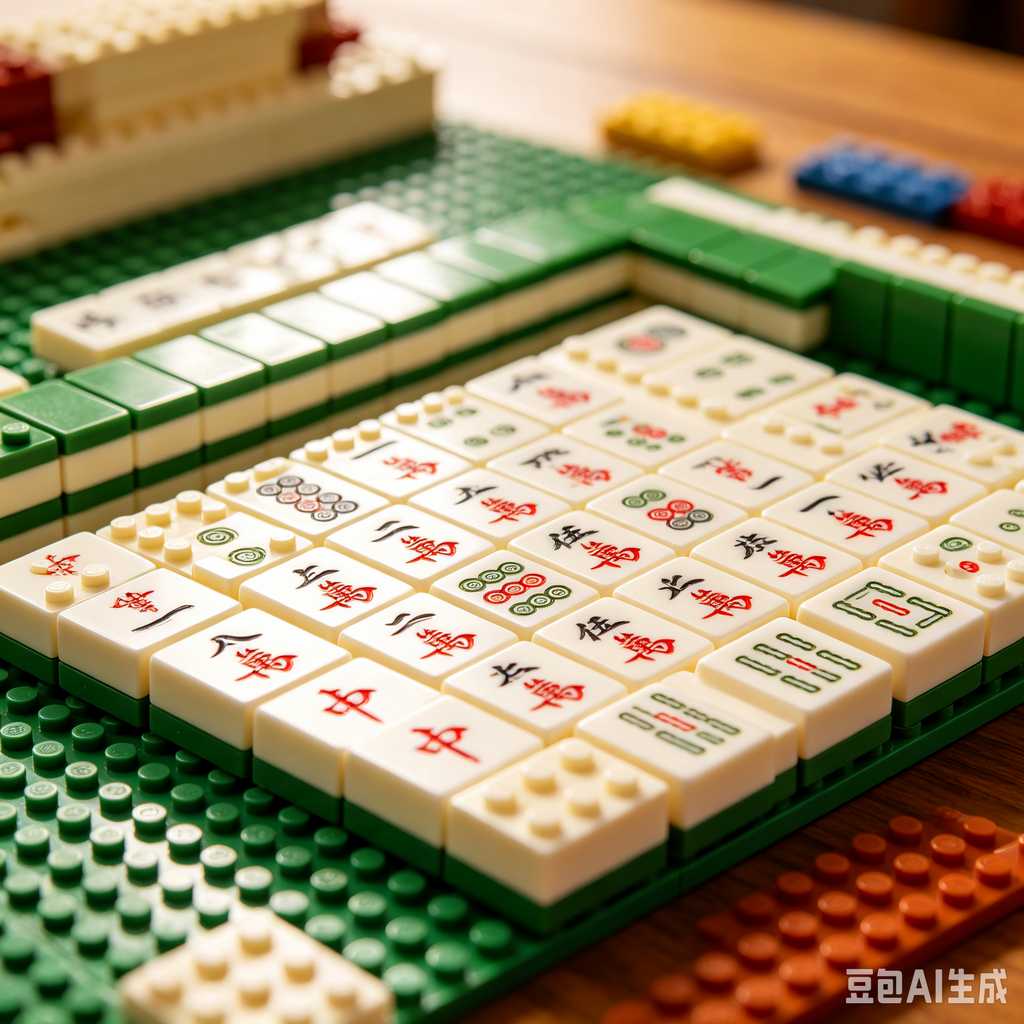 logo engrave mahjong tiles